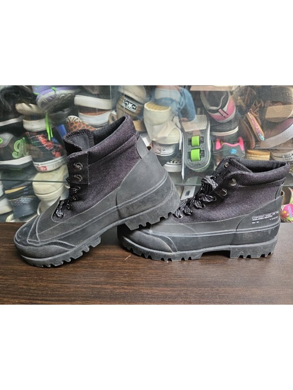 Diesel D-Hiko Boot X Y02964-P0187-T8013 Mens Black Canvas Ankle Boots 8.5 EUR 41